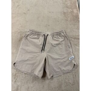 Legends Hawthorne Lined short Men's XL beige athletic gym training Outdoors EUC